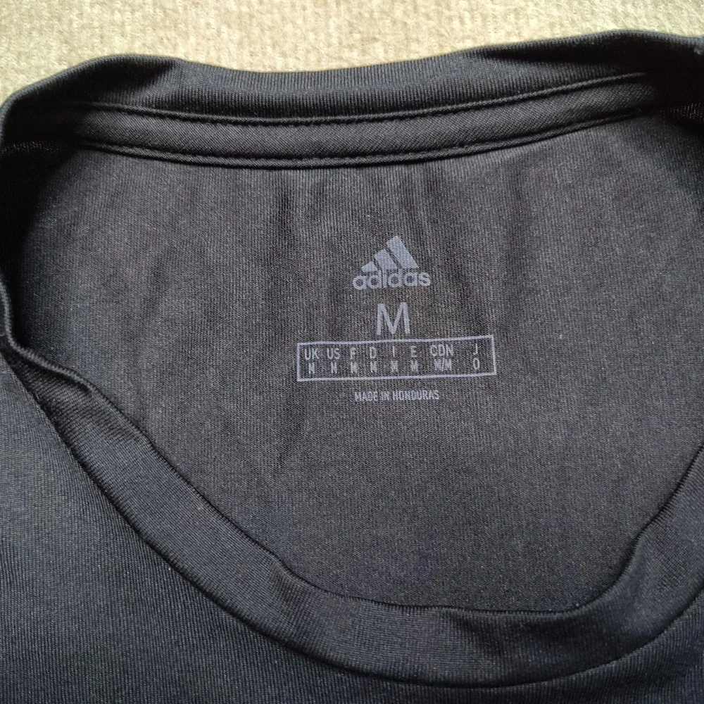 Adidas Messi 10 Soccer T-Shirt Mens Medium Black Aeroready Graphic Tee
